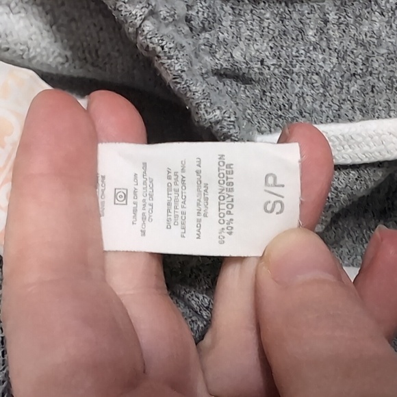 Fleece Factory Grey Sweat Shorts Men's Size Small - Picture 6 of 6